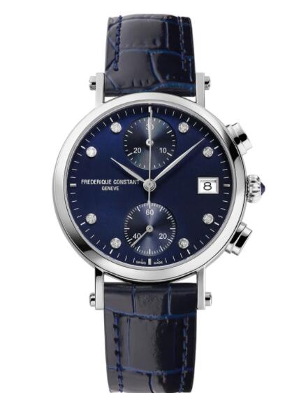Frederique Constant Classics Quartz Chronograph Ladies Watch Replica FC 291MPND2R6
