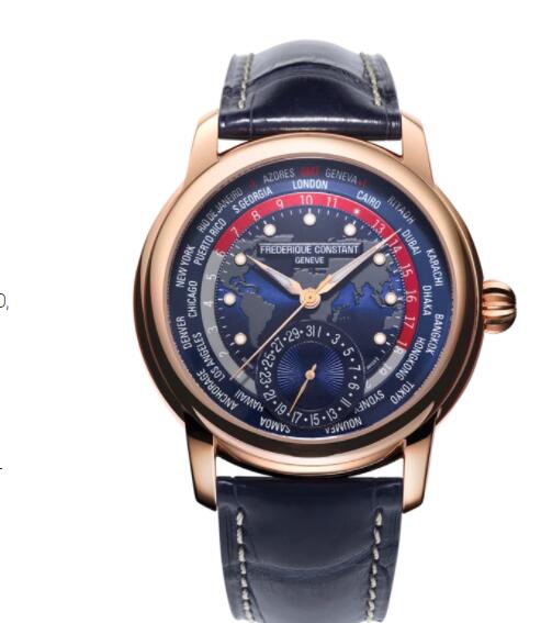 Frederique Constant Classic Worldtimer Manufacture Replica Watch FC 718NRWM4H9