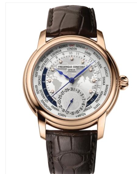 Frederique Constant Classic Worldtimer Manufacture Replica Watch FC 718WM4H4