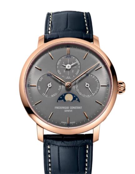 Frederique Constant Slimline Perpetual Calendar Manufacture Replica Watch FC 775G4S4