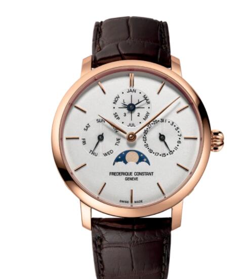 Frederique Constant Slimline Perpetual Calendar Manufacture Replica Watch FC 775V4S4