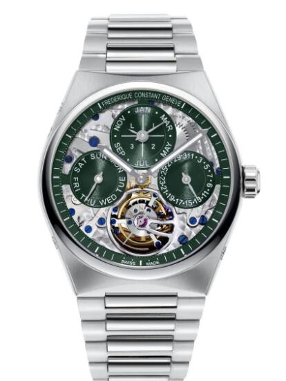 Frederique Constant Highlife Tourbillon Perpetual Calendar Manufacture Emerald Replica Watch FC 975GR4NH6B