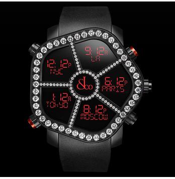 Jacob & Co Ghost White Diamond Bezel Replica Watch GH10011RPPBA