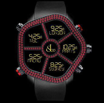 Jacob & Co Ghost Red Gems Bezel Replica Watch GH10011UUPBA