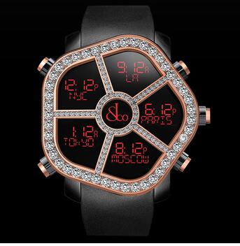 Jacob & Co Ghost Rose Gold Replica Watch GH10014RUMRA