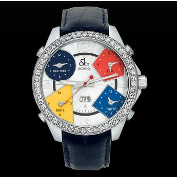 Jacob & Co Five Time Zone Replica Watch JC 1