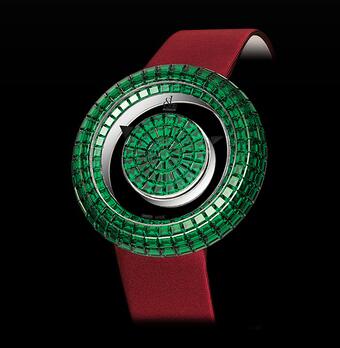 Jacob & Co Brilliant Mystery Baguette All Emeralds 
