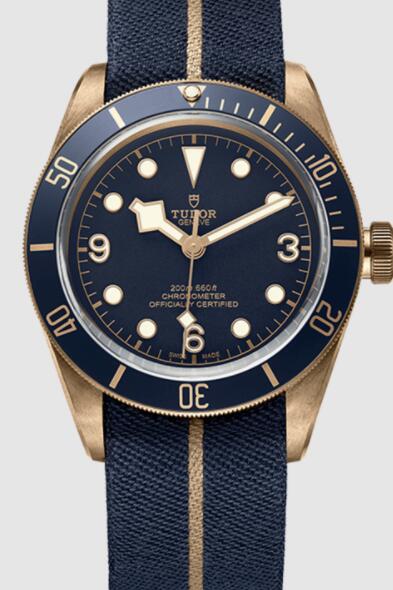 Replica Tudor Black Bay Bronze Bucherer Blue Watch M79250BB 0001