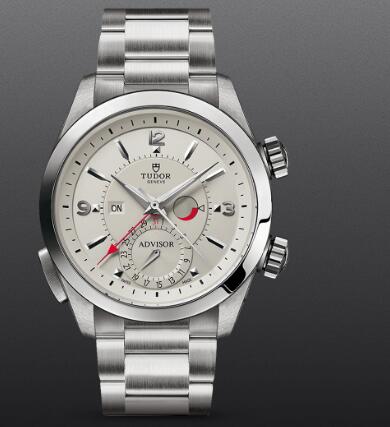 Replica Watch TUDOR HERITAGE ADVISOR M79620T 0010 Silver dial Steel bracelet