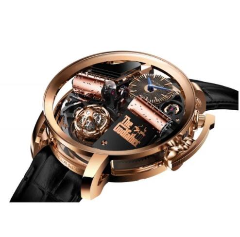 Jacob & Co Opera Godfather Musical Watch Rose Gold Replica Watch OP11040AGABA