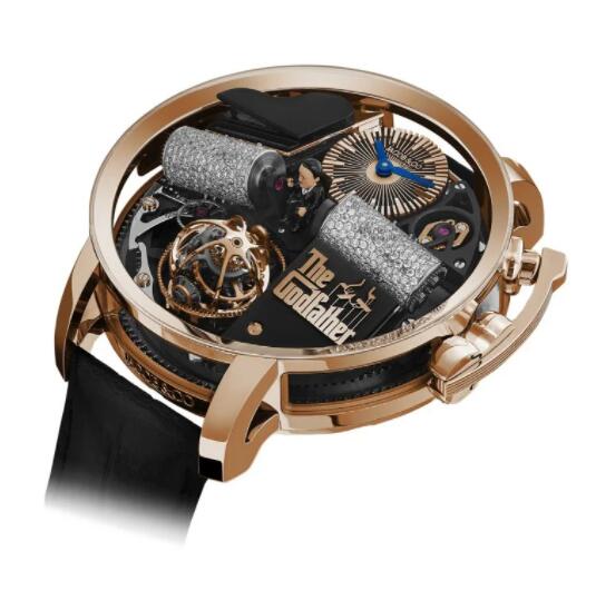 Jacob & Co Opera Grandfather with Diamond Barrels Replica Watch OP11040AGACABALA