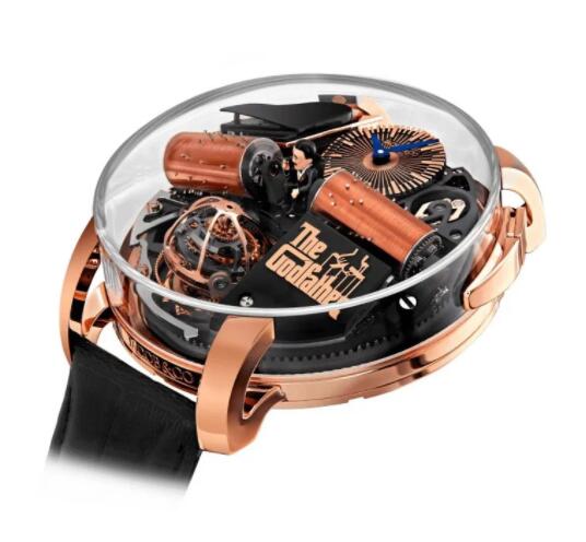 Jacob & Co Opera Godfather Clear Case Replica Watch OP12040AAAAA