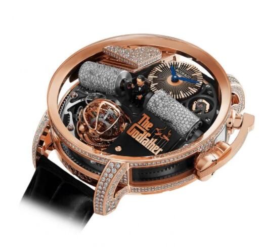 Jacob & Co Opera Grandfather Diamond Replica Watch OP81040RDUAABALA