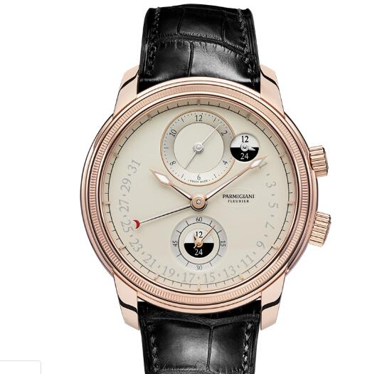 Parmigiani Fleurier Toric Hemispheres Retrograde Replica Watch PFC493 1002400 HA1442