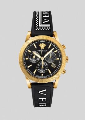 Cheap Versace Watches Price Review 90s Vintage Logo Sport Tech Watch Replica sale for Women PVELT001 P0019
