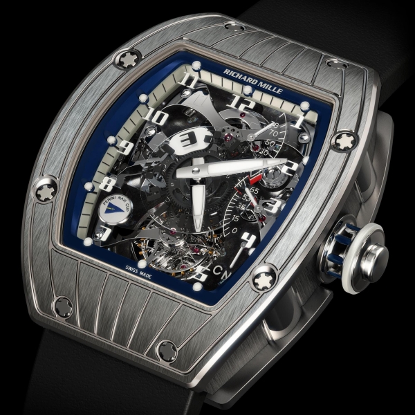 Replica Richard Mille RM 015 Pt Perini Navi 5154891 Tourbillon V2 Dual Time Marine Watch