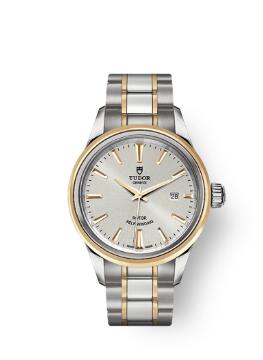 Buy Tudor Style Watch Review Replica 28 mm steel case Steel and yellow gold bezel m12103 0002