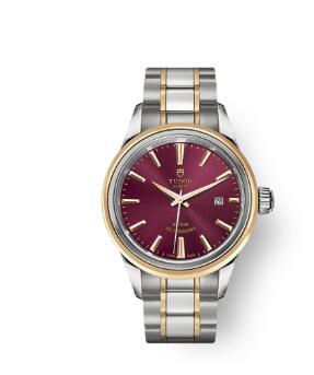 Buy Tudor Style Watch Review Replica 28 mm steel case Steel and yellow gold bezel m12103 0013