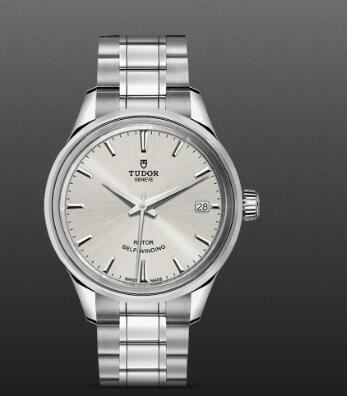 Replica Watch Tudor Style 34mm steel case silver dial m12300 0001