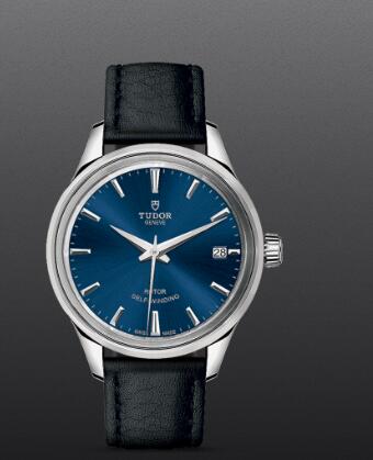 Replica Watch Tudor Style 34mm steel case blue dial m12300 0016