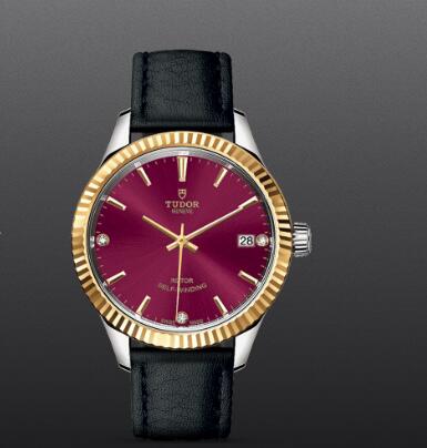 Replica Watch TUDOR STYLE 34 MM Steel Case diamond set dial m12313 0024