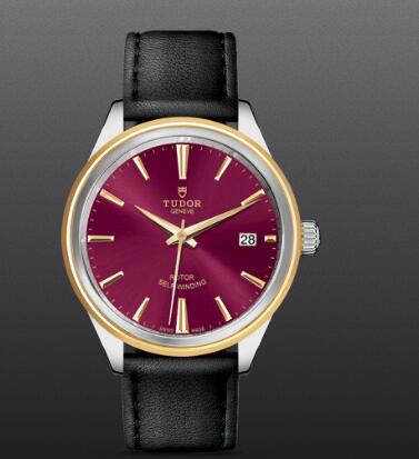 Fake Tudor Style Swiss Watch 38mm steel case steel and yellow gold bezel m12503 0014