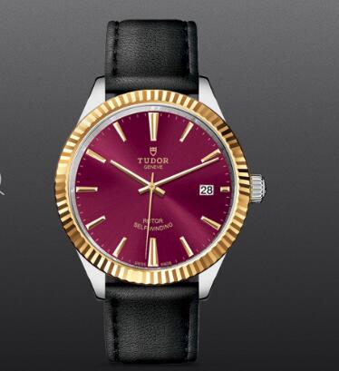 Fake Tudor Style Swiss Watch 38MM steel case yellow gold bezel m12513 0023