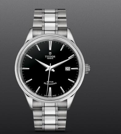 Replica Tudor Style Swiss Watch 41MM steel case black dial m12700 0002