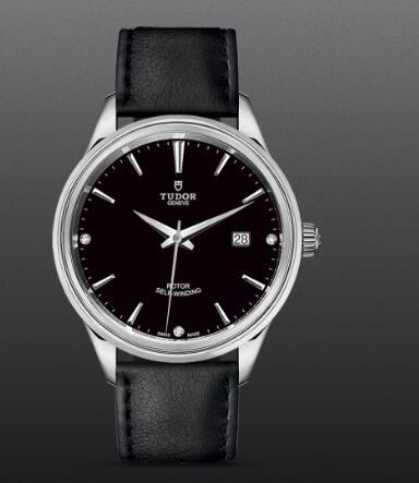 Replica Tudor Style Swiss Watch 41MM steel case diamond set dial m12700 0008