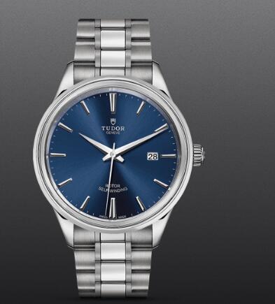 Replica Tudor Style Swiss Watch 41MM Steel Case blue dial m12700 0009
