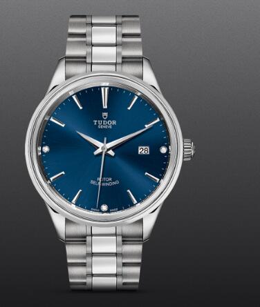 Replica Tudor Style Swiss Watch 41MM Steel Case diamond set dial m12700 0013