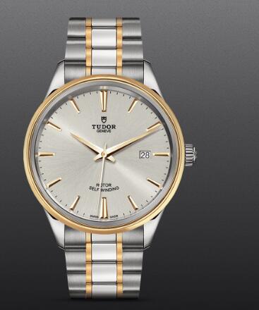 Replica Tudor Style Swiss Watch 41mm steel case steel and yellow gold bezel m12703 0002
