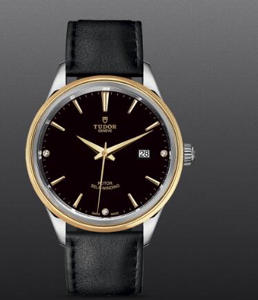 Replica Tudor Style Swiss Watch 41mm steel case diamond set dial m12703 0012