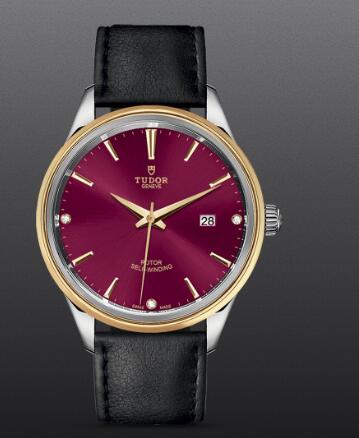 Replica Tudor Style Swiss Watch 41mm steel case diamond set dial m12703 0016