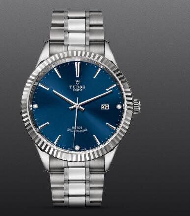 Replica Tudor Style Swiss Watch 41MM Steel Case diamond set dial m12710 0017