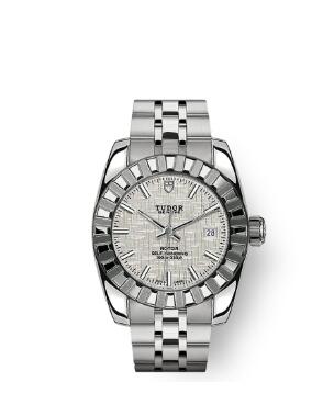 Tudor Classic Date Watch Replica 28 mm steel case Silver dial m22010 0010