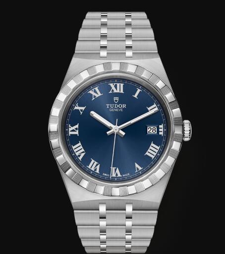 New Tudor Royal Watch Cheap Price 38 mm steel case Blue dial Replica watch m28500 0005