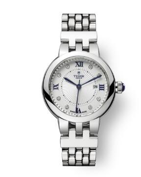 Tudor clair de rose review automatic ladies watch replica 30 mm steel case Steel bracelet m35500 0004