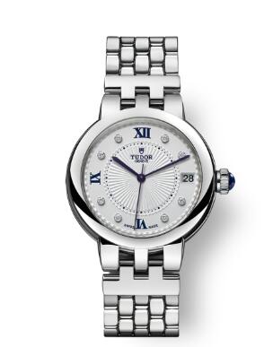 Tudor clair de rose review automatic ladies watch replica 34 mm steel case Steel bracelet m35800 0004