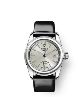 Cheap Tudor Glamour Date Review Replica Watch 26 mm steel case Silver dial m51000 0020
