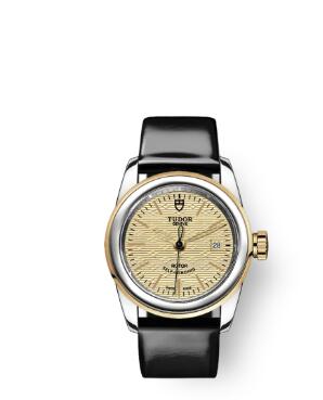 Cheap Tudor Glamour Date Review Replica Watch 26 mm steel case Steel and yellow gold bezel m51003 0022