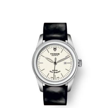 Cheap Tudor Glamour Date Review Replica Watch 31 mm steel case Opaline dial m53000 0085