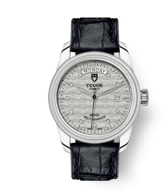 Cheap Tudor Glamour Date Day Review Replica Watch 39 mm steel case Diamond set dial m56000 0038