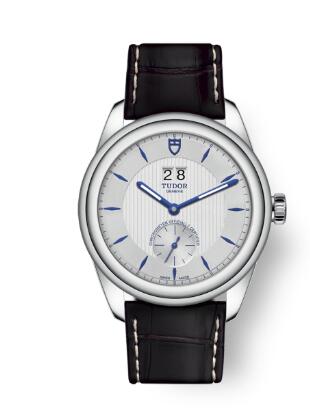 Buy Tudor Glamour Double Date Review Replica Watch for sale 42 mm steel case Opaline dial m57100 0016