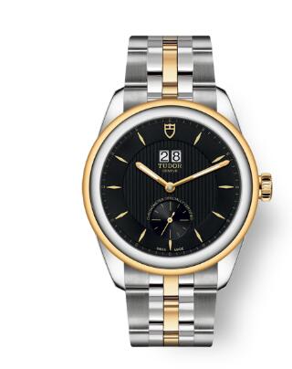 Buy Tudor Glamour Double Date Review Replica Watch for sale 42 mm steel case Steel and yellow gold bezel m57103 0002