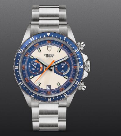 Replica Watch TUDOR HERITAGE CHRONO Blue m70330b 0004 Opalineblue dial Steel bracelet