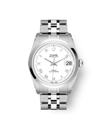 Buy Tudor Prince Date Replica Watch 34 mm steel case White dial m74000 0006