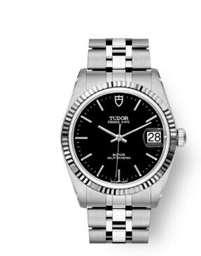 Buy Tudor Prince Date Replica Watch 34 mm steel case White gold bezel m74034 0001