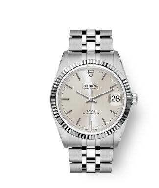 Buy Tudor Prince Date Replica Watch 34 mm steel case White gold bezel m74034 0003