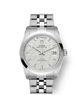 Buy Tudor Prince Date + Day Replica Watch 36 mm steel case Silver dial m76200 0011